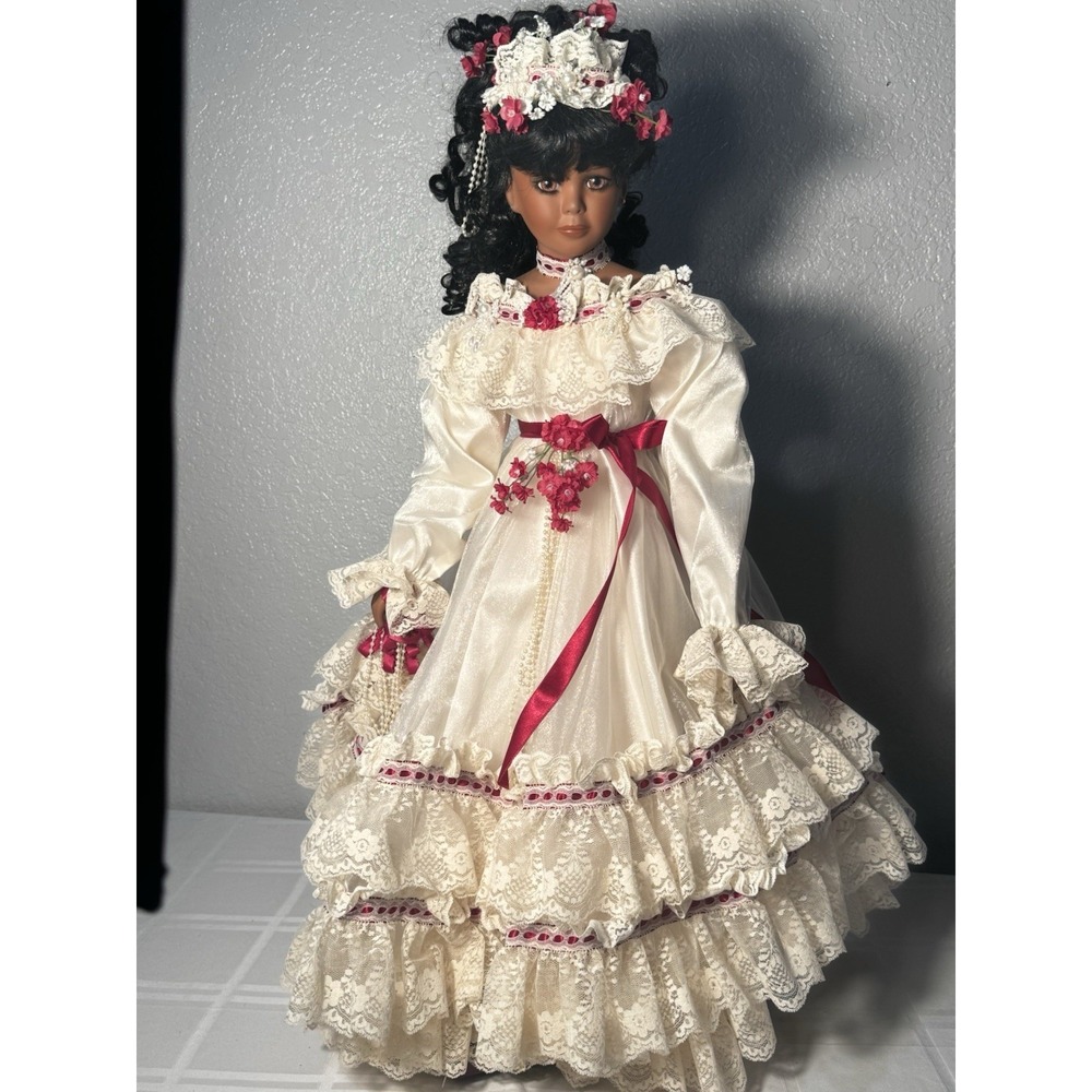29" Rustie  Caylon  African American  Doll   GORGEOUS Red And White 601/1000